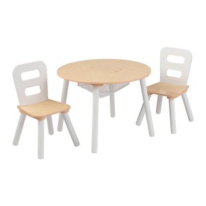 Table ronde et ses 2 chaises pour enfant