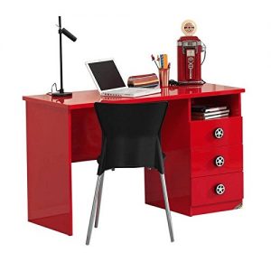 Bureau enfant voiture Monza rouge