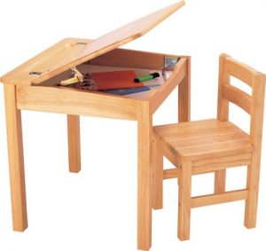 Bureau enfant en bois