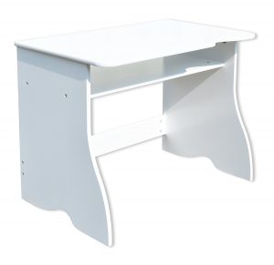 Bureau pour enfant en bois blanc