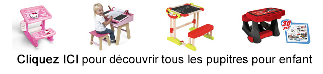 Bureau pupitre pour enfant