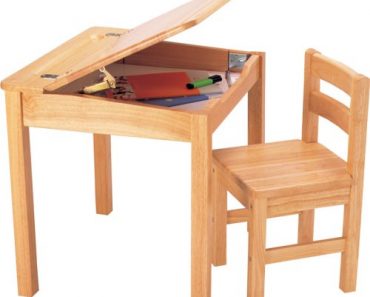 Pintoy Bureau et chaise Bois naturel