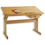 Bureau en pin massif verni FLEXI