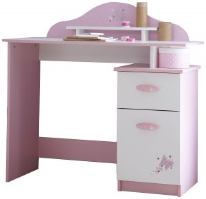 Bureau papillon rose