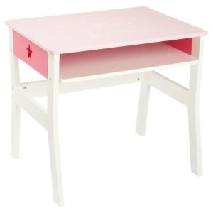 Bureau fille 5 ans de couleur rose