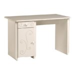 Bureau blanc avec tiroir Alice